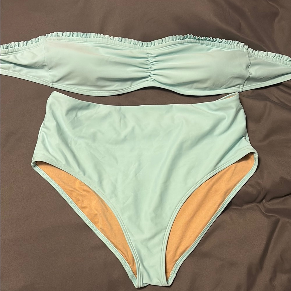 Old Navy Light Blue Bikini Set